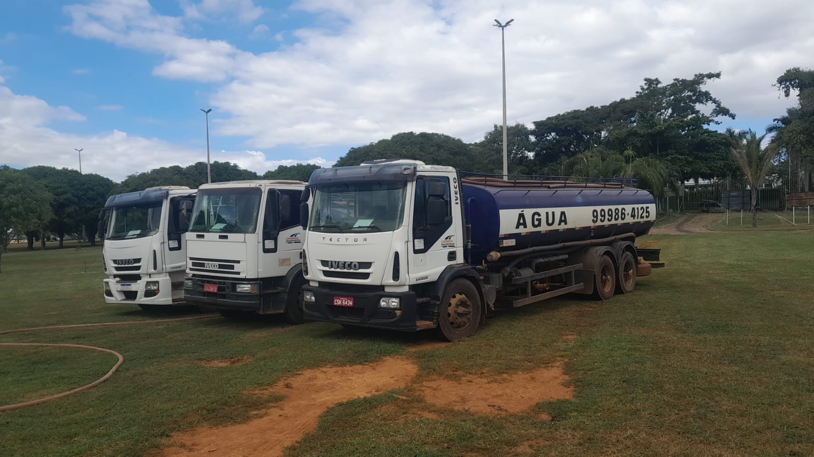 Frota Candanga Transportes — caminhões pipa em Brasília